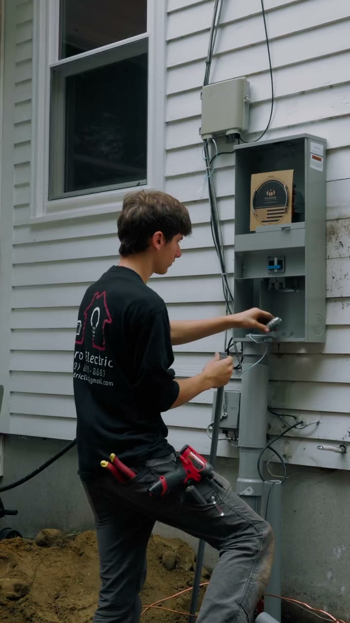 Video still: A. Pro Electric on Site